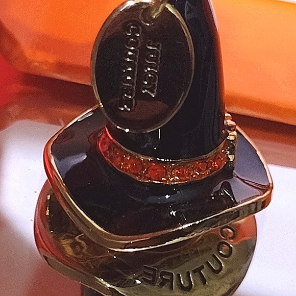 Juicy Couture Enamel Orange & Black Pointed Witches Hat Never Removed From 🎁NWT - Picture 7 of 9